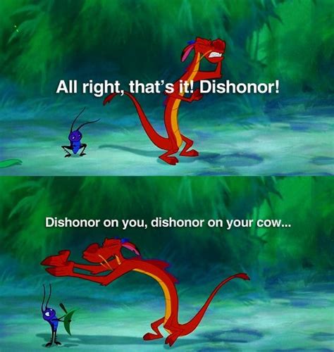 Dishonor on you dishonor on your cow quote. Dishonor on your cow! | Quotes | Pinterest