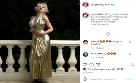Foto Anna Falchi Sexy In Versione Marylin Monroe Su Instagram