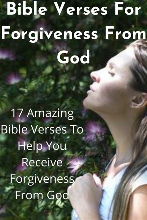 25 Bible Verses For Forgiveness To Restore Peace Faith Victorious