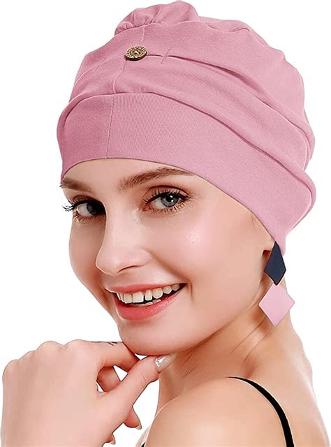 Osvyo Cotton Chemo Turbans For Women Cancer Hairloss Hat Cotton