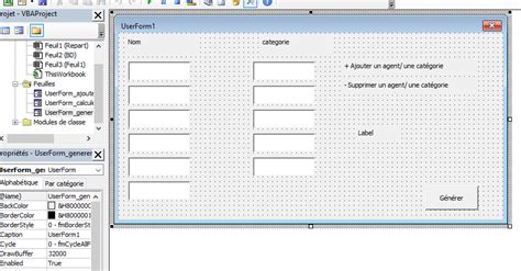 Générer Un Tableau Sur Une Feuil à Partir Du Nombre De Textbox Dans Un