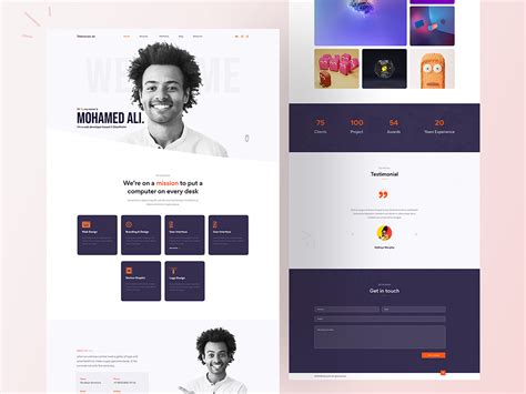 Portfolio Website Redesign Uiux Design Uplabs
