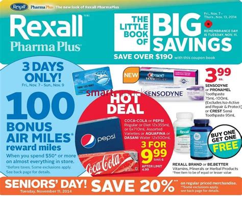 Rexall Pharma Plus On Flyer November 7 To 13