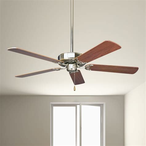 It can give you a metallic texture. Progress Ceiling Fan Without Light in Brushed Nickel ...