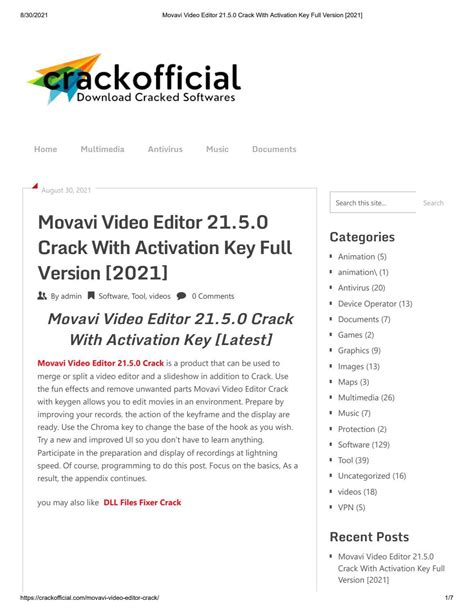 Movavi Video Editor 2150 Crack With Activation Key Full Version 2021