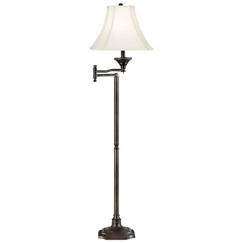 Whether you're doing a complete overhaul or just redoing a few rooms, add some light into your humble abode with some floor lamps.no matter what style your home is modeled, there is a lamp to perfectly match the decor. Kenroy Home Wentworth 59 in. Burnished Bronze Swing Arm ...