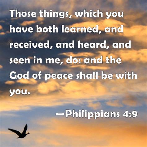 Philippians 49 Those Things Which You Have Both Learned And Received
