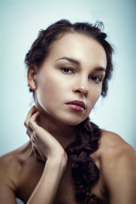 Beauty Portrait Of Brunette Stock Image Image Of Fashion Sensuality 74693417
