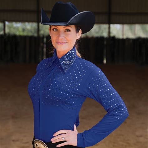 Cowgirl Royalty Ladies Sparkle Western Show Shirt Ii Schneiders