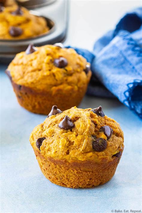 Pumpkin Oatmeal Muffins Bake Eat Repeat