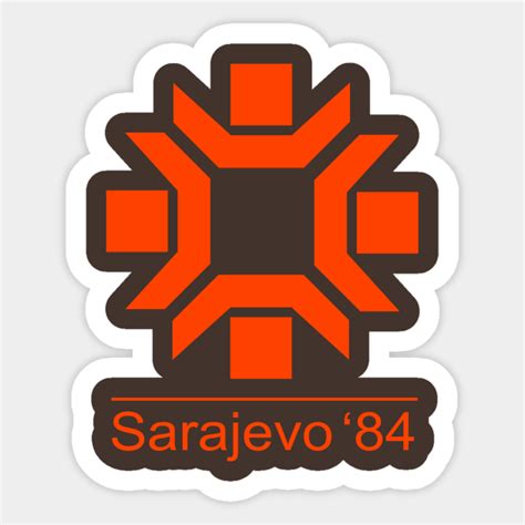 1984 Winter Olympics - Sarajevo - Sarajevo Winter Olympics - Sticker | TeePublic