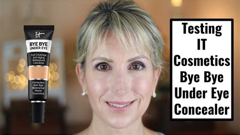 How I Use It Cosmetics Bye Bye Undereye Concealer Tutorial Over 50