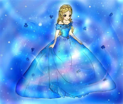 Cinderella Anime Style Redraw And Coloured By Taurasakura On Deviantart