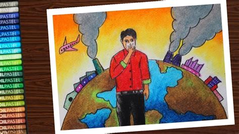 How To Draw Stop Air Pollution Poster Poster Drawing On Stop Pollution Step By Step Youtube
