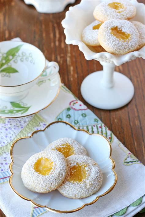 Lemon Thumbprint Cookies Recipe Glorious Treats