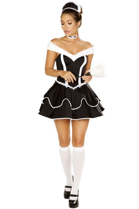 sexy chamber maid costume spicy lingerie
