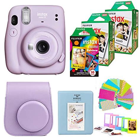 Fujifilm Instax Mini 11 Lilac Purple Camera With 2x Fuji Instant