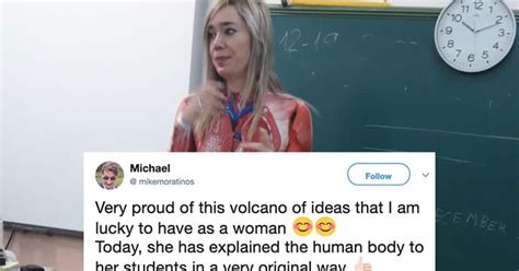 Clever Teacher Uses A Full Bodysuit To Help Her Teach Anatomy