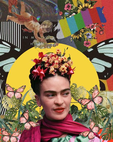 Frida Kahlo Collages Par Lonven S Art Collage Artmajeur
