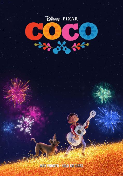 Coco Colorida Remesa De Pósters De Personajes De La Película De Pixar