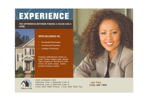 * 4 layout designs variation include main file * fully layered adobe photoshop cs5 * editable text brochure layout. Real Estate Agent & Realtor 2 Print Template Pack | RE ...