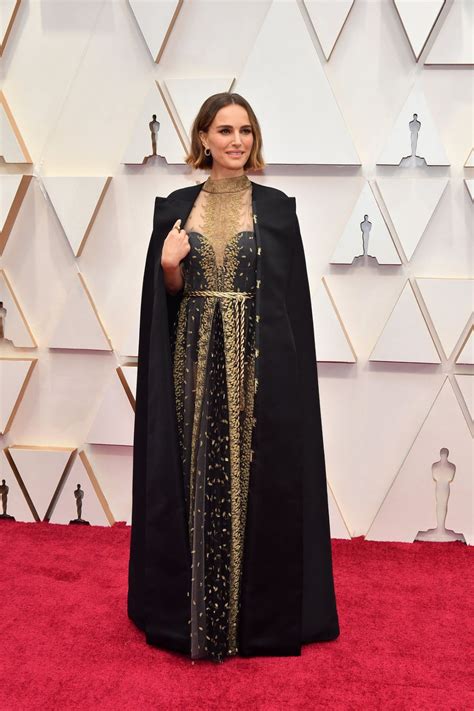 Natalie Portman Oscars 2020 Red Carpet Celebmafia
