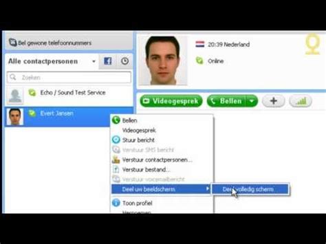 Schermen Delen In Skype Youtube