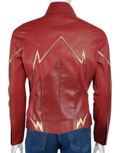 Barry Allen Grant Gustin The Flash Speedster Logo Red Jacket A2 Jackets