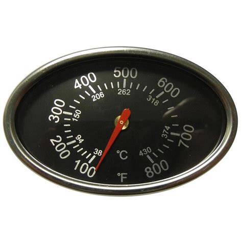 Heavy Duty Bbq Parts Oval Grill Thermometer In The Grill Thermometers