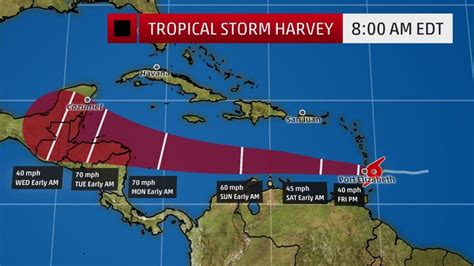 National Hurricane Center Says Tropical Storm Harvey Will Pass Well
