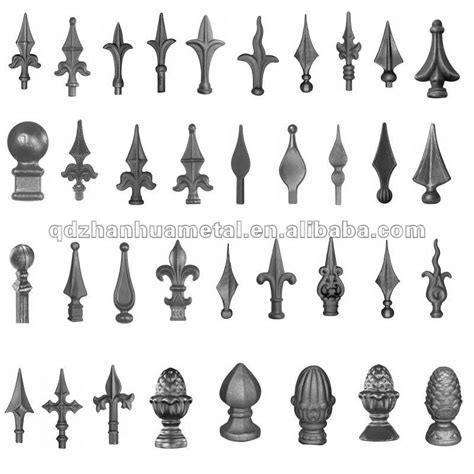 Spindles (also called balusters) are slimmer pillars which run between the newel posts and form the. Outdoor Fence Spear Points Wrought Iron - Buy Wrought Iron ...