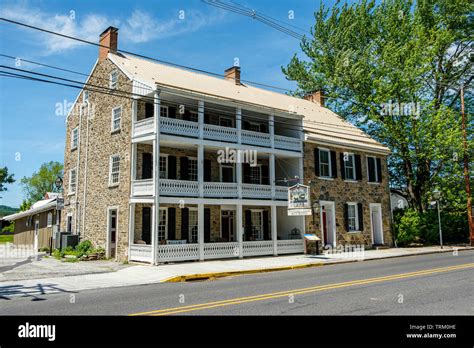 Fairfield Inn 15 West Main Street Fairfield Pennsylvania Stock Photo