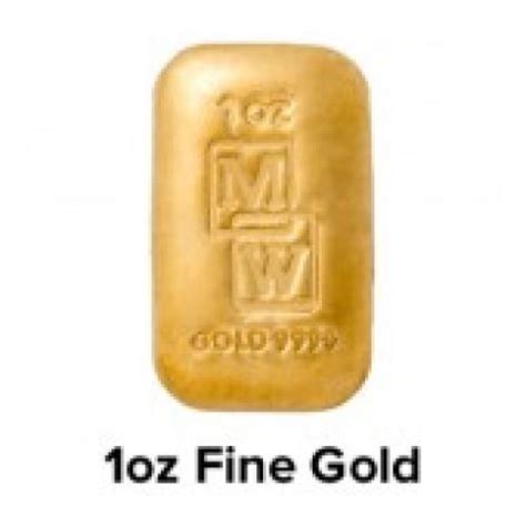 1 Ounce Fine Gold Ingot Westende Jewellers