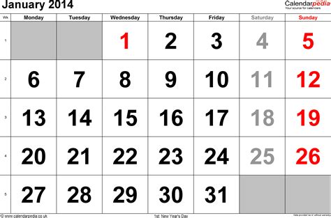 Calendar January 2014 Uk Bank Holidays Excelpdfword Templates