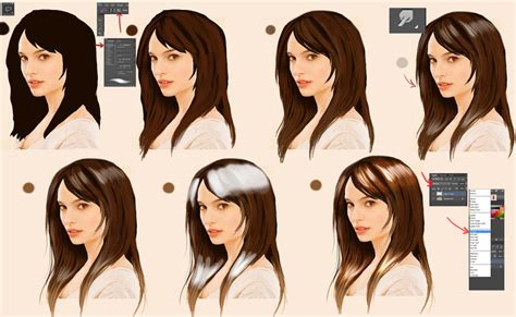 Quick Digital Hair Tutorial By Syoshiko On Deviantart