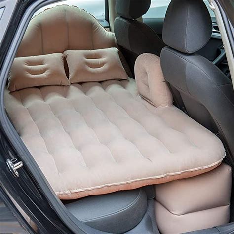 Nex Car Inflatable Mattress Camping Air Bed Car Mobile Cushion Inflation Back Seat Extended