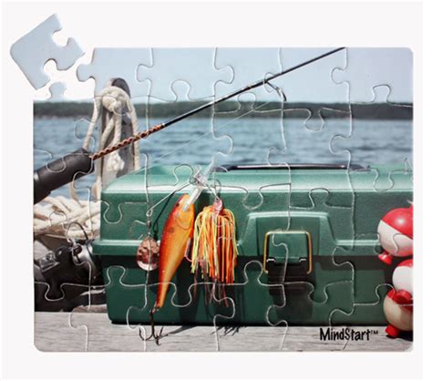 Fishing 24pc 24 Pieces Mind Start Puzzle Warehouse