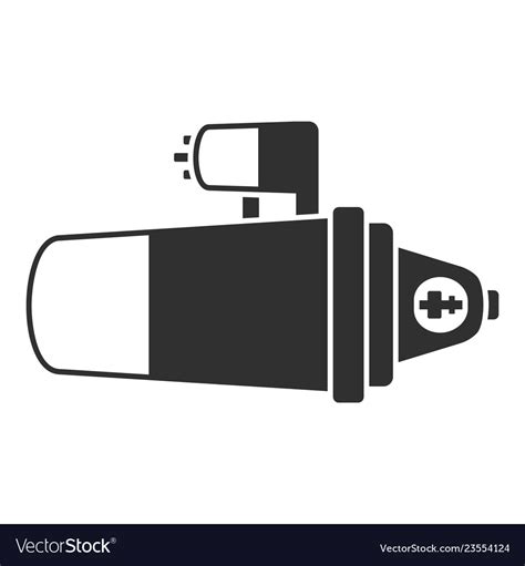 Car Starter Icon Simple Style Royalty Free Vector Image