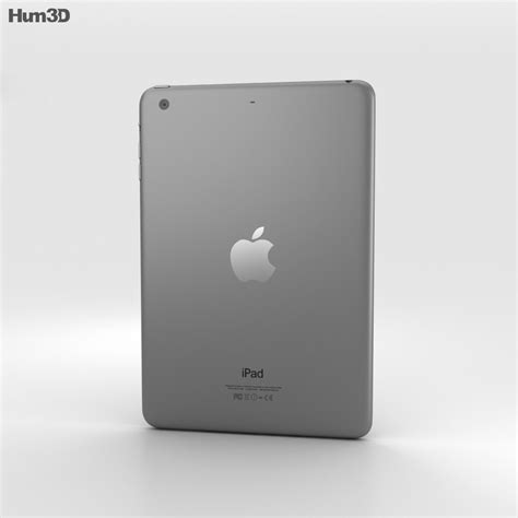 Apple Ipad Mini 3 Space Grey 3d Model Download Electronics On