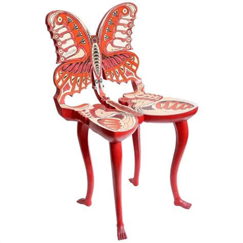 sculptural butterfly chairs by pedro friedeberg