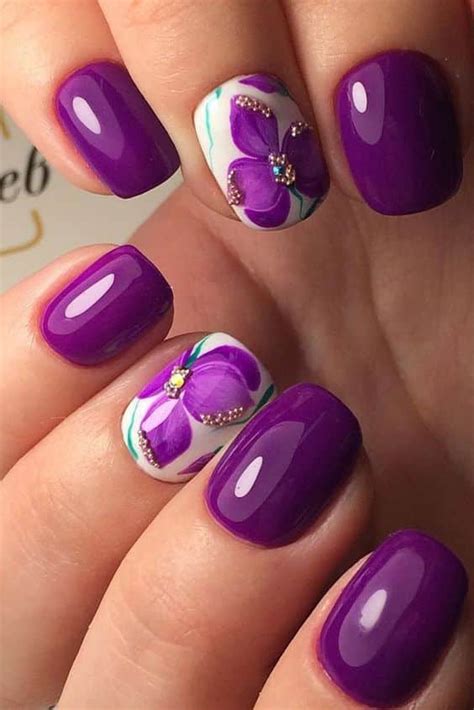 20 Gorgeous Purple Nail Designs 2023 2000 Daily