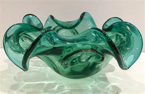 1950s Pair Of Italian Murano Glass Bowls For Sale At 1stdibs