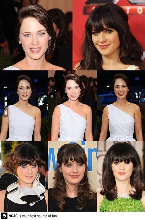 When she's not performing, promoting sustainable living, or rocking the best bangs in hollywood, actress and singer zooey deschanel is living her best life with adhd. Zooey Deschanel without bangs looks like a different ...