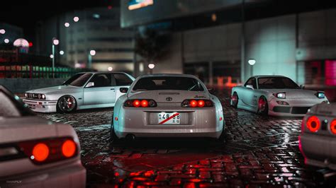 Artstation Supra X Rx 7 X 180sx X Bmw M3 X Gtr R32