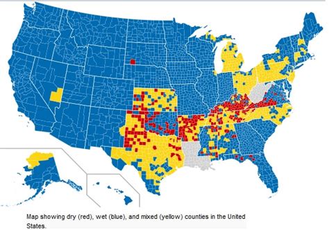 List Of Communities By Us State That Still Ban The Sale Of Alcohol