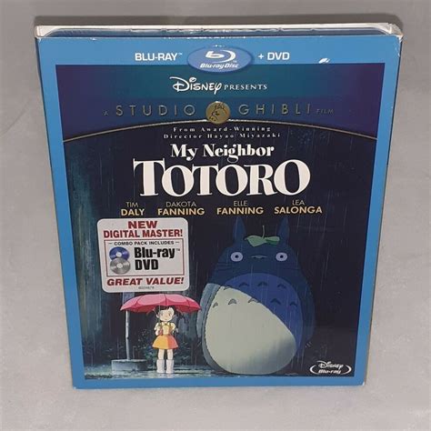 My Neighbor Totoro Blu Ray Dvd Slipcover Disney Presents Studio Ghibli
