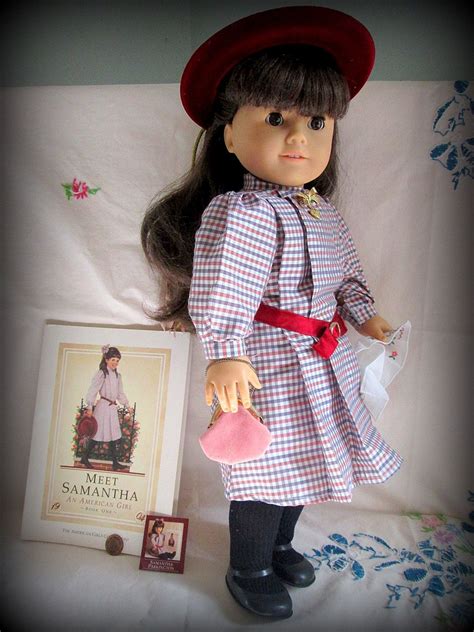 American Girl Samantha Doll Pleasant Company Vintage 1986 Tagged Dress