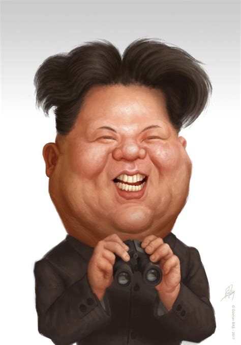 Print the image when done. Kim Jong Un Caricature - Gokhan Bas | Karikatür, Komik
