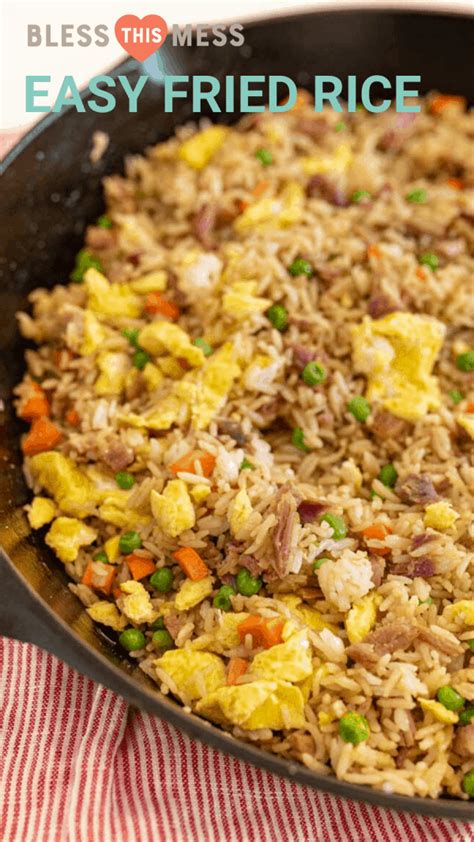 Easy Fried Rice Recipe How To Make Homemade Fried Rice
