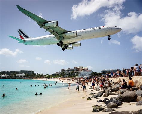 Maho Beach St Maarten Photographs Of People Caribbean Travel Travel